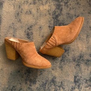 Jeffrey Campbell Suede Cutoff Booties